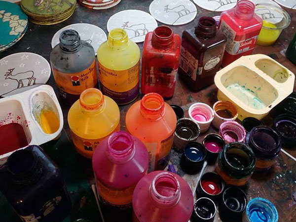 Silk painting workshops
