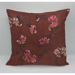 Hedgerow cotton print cushion