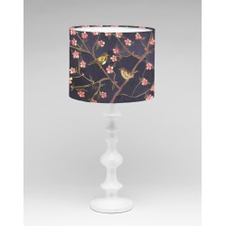 Out of the garden silk lampshade