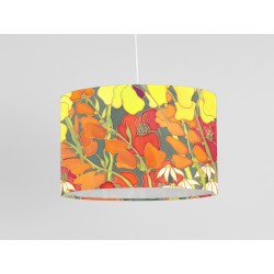 Hedgerow print ceiling shade