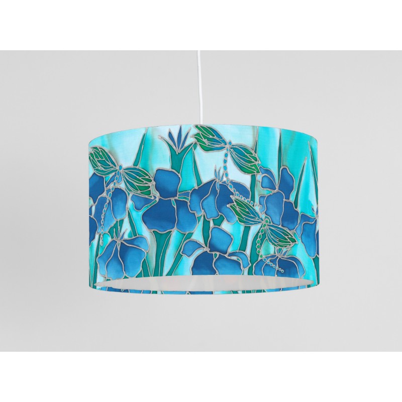 Dragonfly print ceiling shade