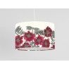Red Dragon print ceiling shade