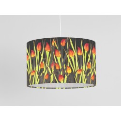 Red Dragon print ceiling shade