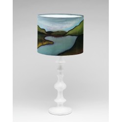 By the Loch silk lampshade