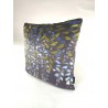 Wisteria velvet print cushion