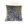 Wisteria velvet print cushion