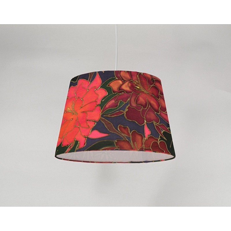 Rhododendron silk ceiling cone shade