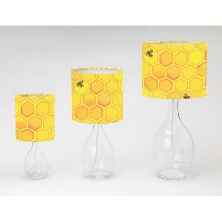 Honeycomb print tableshade