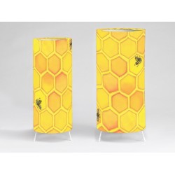 Honeycomb print tablelight