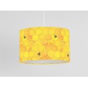 Honeycomb print ceiling shade