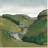 Glengesh Pass silk painting