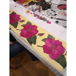 Studio silk bespoke painting experience ( private group full day)
