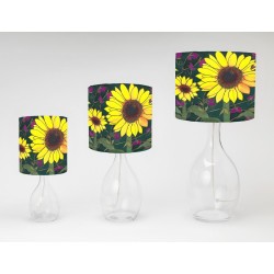 Sunflower print tableshade