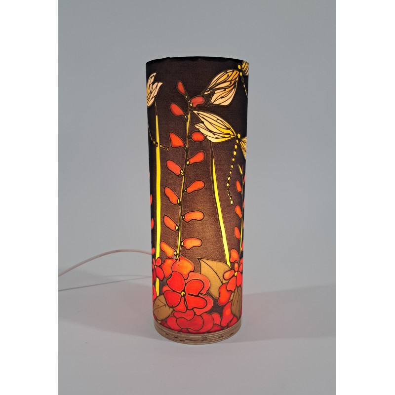 Black Dragon silk tablelight