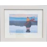 Beach in all weathers bamboo print -snow