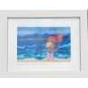 Beach in all weathers bamboo print -snow