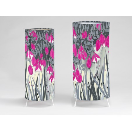 Fuchsia print tablelight