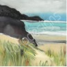 Maghera beach framed bamboo print