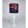 Fuchsia silk lampshade