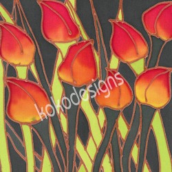 Tulip bamboo print